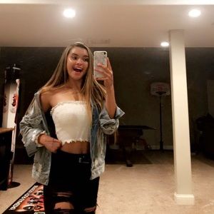 Ruched tube top bundle